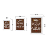 Designs ByLITA Bless This Food Before Us The Family Beside Us And The Love, Between Us, Wall Print Art | Religious Home Decor (Unframed or Framed)