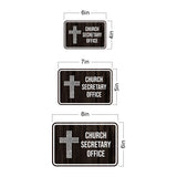 Classic Framed Plus Church Secretary Office Door or Wall Sign | Church and Place of Worship Signs