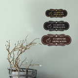 Signs ByLITA Designer Cuarto de Depilación Wall or Door Sign | Spanish Waxing Room Sign