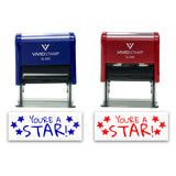 All Quality You're a Star! Self-Inking Rubber Stamp Motivational Teacher Stamps | Homework And Grading | Classroom Supplies
