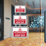 Classic Framed Plus Attention Toxic Chemicals Keep Out Door or Wall Sign | Workplace Health and Safety Warning Signage