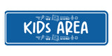 Signs ByLITA Standard Kids Area (Toy vector) Wall or Door Sign