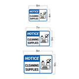 Classic Framed Plus Notice Cleaning Supplies Door or Wall Sign | Health & Office Signage