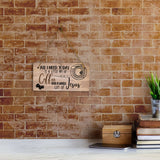 All I Need Today Is A Little Bit Of Coffee And A Whole Lot Of Jesus 5x10 Hanging Plus Wall or Door Sign | Home Decor