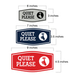 Signs ByLITA Fancy Quiet Please Wall or Door Sign