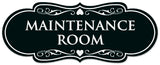 Signs ByLITA Designer Maintenance Room Sign - Easy Installation | Durable Wall or Door Sign