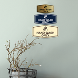 Fancy Hand Wash Only (Bubbles) Wall or Door Sign
