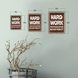 Portrait Round Plus Hard Work Never Killed Anyone, But Why Risk it? Wall or Door Sign