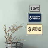 Signs ByLITA Classic Framed Lote para Venta Door or Wall Sign