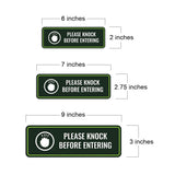 Standard Plus Please Knock Before Entering Door or Wall Sign | Business and Workplace Signage