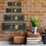 Standard Plus Electrical Room Authorized Personnel Only Wall or Door Sign | Workplace Safety Signage
