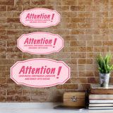 Victorian Plus Attention: Loud Music, Contagious Laughter, and Dance-offs Ahead Wall or Door Sign | Girl