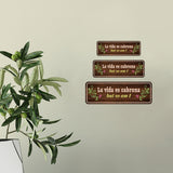 Standard Plus La vida es cabrona but so am I Door or Wall Sign | Funny Spanish Signs For Stores & Businesses