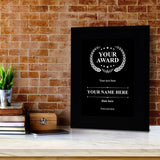 Signs ByLITA Customizable Award Wooden Plaque Award with Easel Stand, Engraved Gift for winners of awards, certificates and achievements
