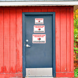 Classic Framed Plus Please Deliver Large Packages in Box / Coloque los paquetes grandes en la caja de correo por favor Door or Wall Sign | Business & Warehouse Signage