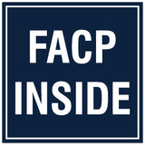 Signs ByLITA Square FACP Inside Sign - Easy Installation | Durable Material