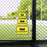 Classic Framed Plus This Is A Kids Safe Area Please Close The Gate Wall or Door Sign | Children Safety Signs