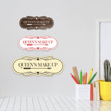 Signs ByLITA Designer Queen's Makeup Area Wall or Door Sign