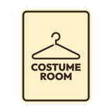Signs ByLITA Portrait Round Costume Room Door or Wall Sign Easy Installation | Directing Artists & Co-Workers | Music | Concert | Festivals