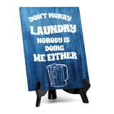 Family Home Decor Table Signs 6x8 Easy Installation | Great For Hospitality Venues, Parties & Homes | Funny Novelty Gifts