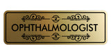 Signs ByLITA Standard Ophthalmologist Wall or Door Sign