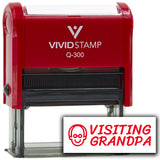 All Quality Visiting Grandpa Agenda Planning Stamps
