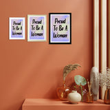 Designs ByLITA Proud To Be A Woman, Wall Print Art | Home Decor