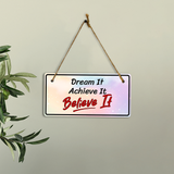 Home Decor 5x10 Hanging Plus Wall or Door Sign | Home Decor Inspirational Signs