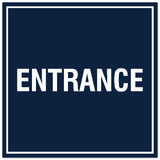 Signs ByLITA Square Entrance Sign - Easy Installation | Durable Material