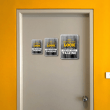 Portrait Round Plus Yet Despite The Look On My Face You Are Still Talking Door or Wall Sign