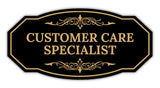 Signs ByLITA Victorian Customer Care Specialist Graphic Wall or Door Sign