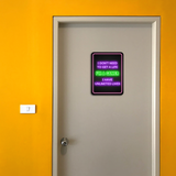 Portrait Round Plus I Don't Need To Get A Life I'm A Gamer I Have Unlimited Lives Wall or Door Sign | Easy Installation | Gaming | Home Decor
