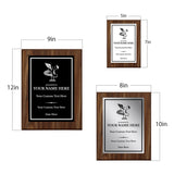 Track and Field Customizable Wooden Award Plaque | Easel Mount Option | Achievement and Recognition Personalizable Plaques