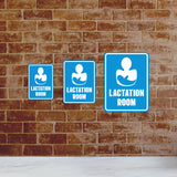 Portrait Round Plus Lactation Room Wall or Door Sign | Baby Rooms Signage