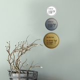 Signs ByLITA Circle In this Bar, We Drink, We Laugh, We Relax ABS Plastic | Laser Engraved | Easy Installation | Elegant Design Wall or Door Sign