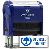 All Quality Upcycled Content Self-Inking Rubber Stamp
