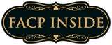 Signs ByLITA Designer Facp Inside Sign - Easy Installation | Durable Wall or Door Sign