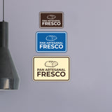 Signs ByLITA Classic Framed Pan Artesanal Fresco Door or Wall Sign