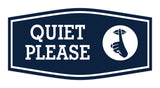 Signs ByLITA Fancy Quiet Please Wall or Door Sign
