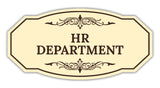 Signs ByLITA Victorian HR Department Graphic Wall or Door Sign