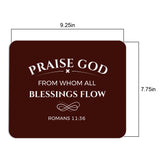 Designs ByLITA Religious Decor Rectangle Mouse Pad - 7.75 x 9.25"