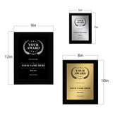 Signs ByLITA Customizable Award Wooden Plaque Award with Easel Stand, Engraved Gift for winners of awards, certificates and achievements