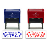 All Quality You're a Star! Self-Inking Rubber Stamp Motivational Teacher Stamps | Homework And Grading | Classroom Supplies