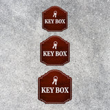 Heritage Plus Key Box Wall or Door Sign | Public Spaces Signage