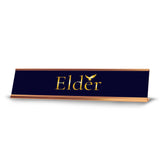 Church Office Staff Role Desk Signs 2 x 10" Plastic Desk Sign