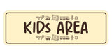 Signs ByLITA Standard Kids Area (Toy vector) Wall or Door Sign