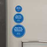 Signs ByLITA Circle Place Dirty Dishes in the Dishwasher Wall or Door Sign