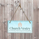 Signs ByLITA Place of Worship Room Signs 5x10 Hanging Plus Wall or Door Sign