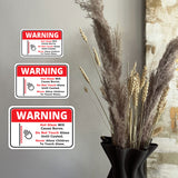 Classic Framed Plus Warning Hot Glass Will Cause Burns. Do Not Touch Glass Until Cooled. Never Allow Children To Touch Glass. Door or Wall Sign