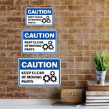 Classic Framed Plus Caution Keep Clear Of Moving Parts Wall or Door Sign | Workplace Safety Compliance Signs